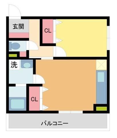 拡大写真:坂上マンション 1階101の間取り
