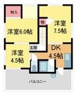 フラット伊丹の間取図