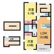 写真:S_MAISON 3階302の間取図