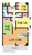 写真:アーデンコート住吉川 4階405の間取図