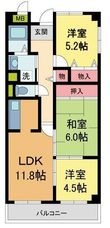 メゾン・ドール宝塚の間取図