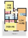 写真:ヘーベルメゾン神楽夙川イースト 3階302の間取図
