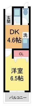 写真:カーサ芙蓉 2階205の間取図