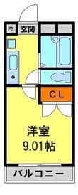 写真:南花屋敷エイティーンハウス 1階102の間取図