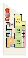 宝塚市小林3丁目の間取図
