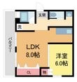 グランドハイツ浜甲子園の間取図