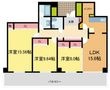 芦屋ロイヤルホームズの間取図
