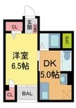 写真：エヌエムヴァンシス6階の間取図