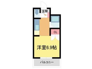 拡大写真：ルナ・ピエーナ4 3階304の間取り