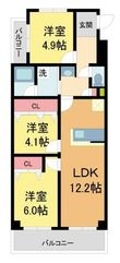 パークモダン伊丹の間取図