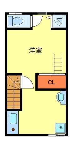 拡大写真:滝山アパート 2階203の間取り