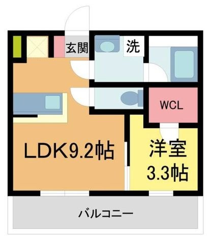 拡大写真：GAZELLE NOAH川西池田 3階305の間取り