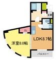 サンロード石橋の間取図