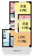 レシェンテ安倉の間取図