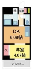クローバー・クレア池田の間取図