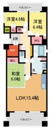 夙川千歳町シティハウスの間取図