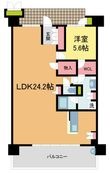 マークスタウングランフィーネ川西の間取図