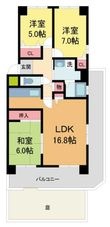 サンパレス宝塚の間取図