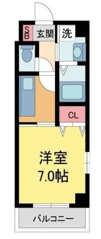 拡大写真:Grande etoile(グランデトワール) 3階309の間取り