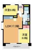 写真：TSYハイツ2階の間取図
