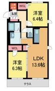 コモド夙川の間取図