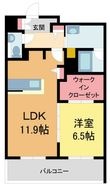 セントリビエ松園町の間取図