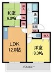 写真：フォンテーヌII1階の間取図