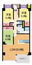 ラ・モール芦屋の間取図