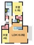 写真:D-residence上甲子園 1階101の間取図