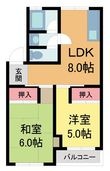 ハイツ桜ヶ丘の間取図