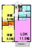 写真:ウッディーパル萩原 1階B102-の間取図