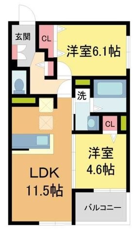 拡大写真：シーグレース浜甲子園 1階101の間取り