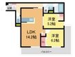 写真:D-residence荘園 B 1階103の間取図