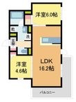 写真:D-residence荘園 B 1階105の間取図