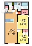 ベルアントレ西宮の間取図