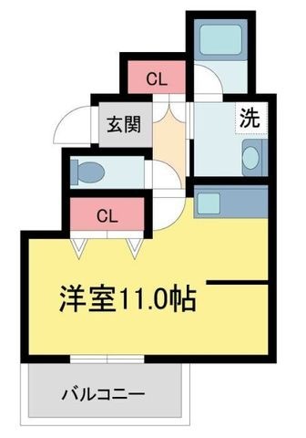 拡大写真:カサ苦楽園 1階103の間取り