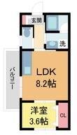 写真:カサ苦楽園 1階101の間取図