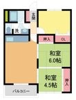 リョウジュ名次の間取図