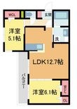 写真:ル トレフル 2階203の間取図