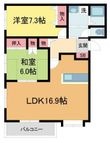 神園町メゾンの間取図