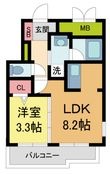 PINO甲東園の間取図