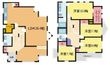 芦屋市翠ヶ丘町戸建の間取図
