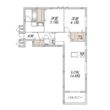 グランメゾン梅ノ木の間取図