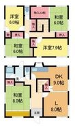 潮見町一戸建ての間取図