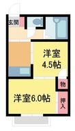 ふか喜マンションの間取図