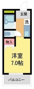 ハイツコンフォートの間取図