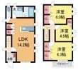上甲東園戸建の間取図
