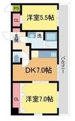 リーガルコート山本駅前の間取図