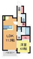 写真：S_MAISON1階の間取図