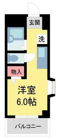 拡大写真:グレース 2階202の間取り